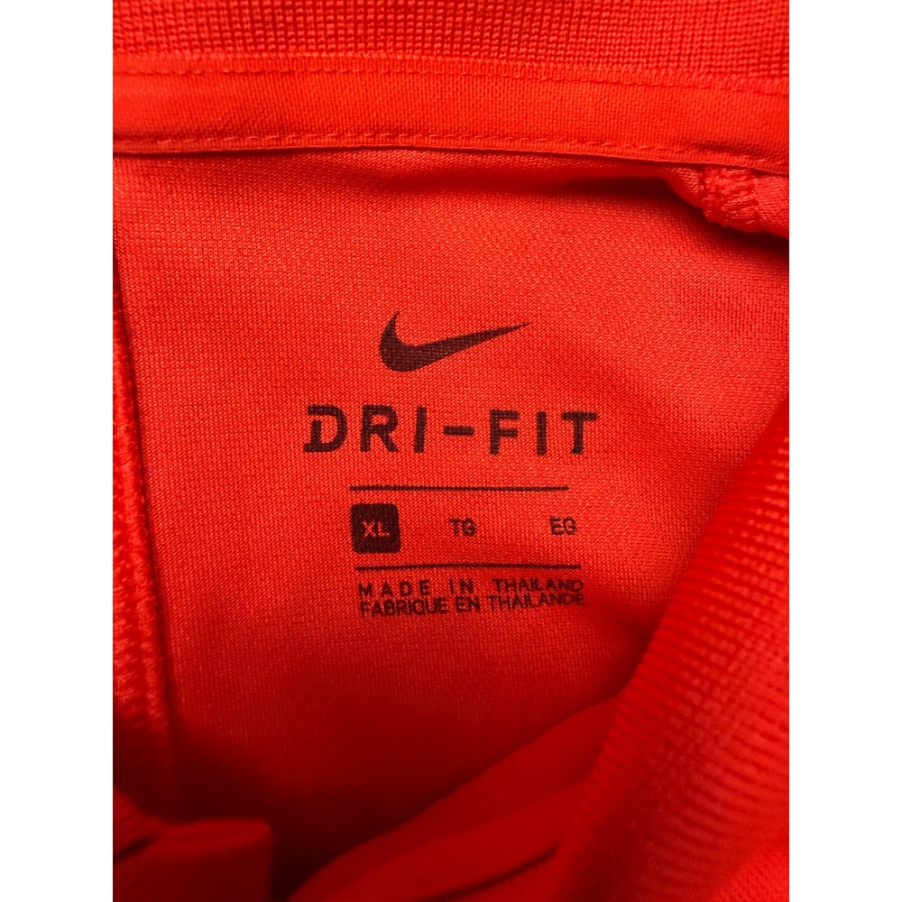 Nike Dri-FIT Polo Shirt Mens XL Red Short Sleeve Tipped Collar Golf Athletic - Picture 5 of 7